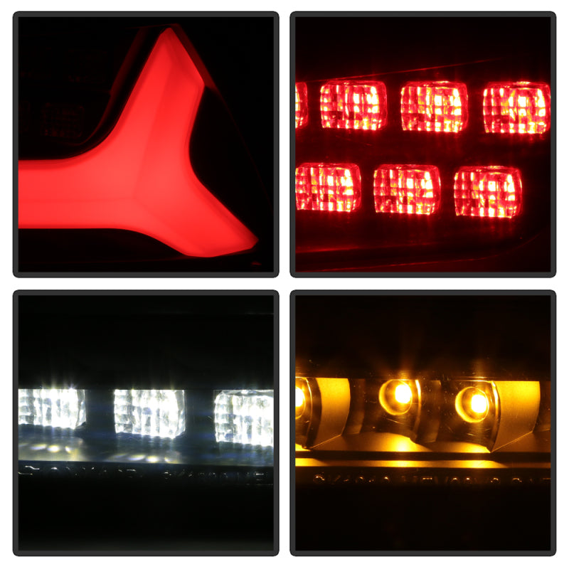 Spyder Mitsubishi Lancer/Evolution X 08-14 V2 LED Tail Lights - Black ALT-YD-ML08V2-SEQ-BK SPYDER