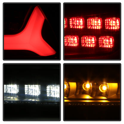 Spyder Mitsubishi Lancer/Evolution X 08-14 V2 LED Tail Lights - Black ALT-YD-ML08V2-SEQ-BK SPYDER