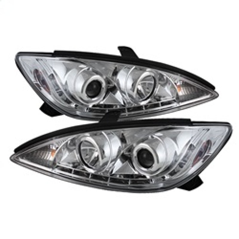 Spyder Toyota Camry 02-06 Projector Headlights DRL Chrome High H1 Low H1 PRO-YD-TCAM02-DRL-C SPYDER