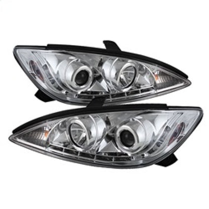 Spyder Toyota Camry 02-06 Projector Headlights DRL Chrome High H1 Low H1 PRO-YD-TCAM02-DRL-C SPYDER