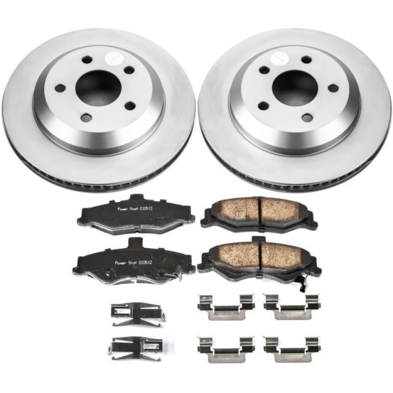 Power Stop 98-02 Chevrolet Camaro Rear Z17 Evolution Geomet Coated Brake Kit PowerStop