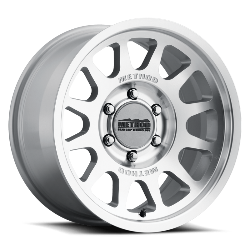 Method MR703 Bead Grip 18x9 12mm Offset 6x135 87mm CB - Machined Clear Coat