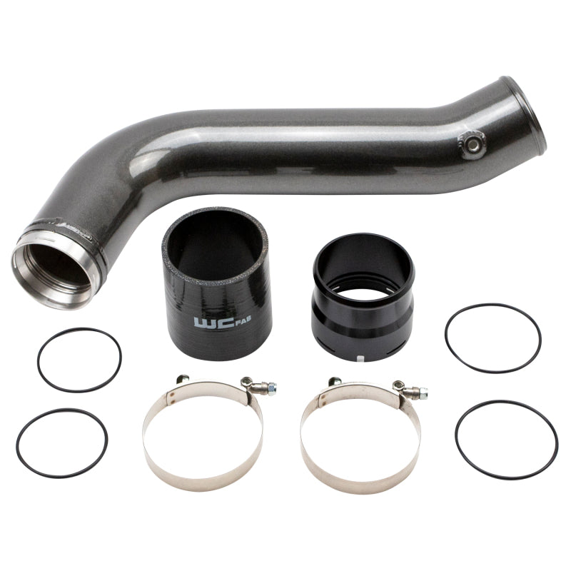 Wehrli 20-25 Chevrolet 6.6L L5P Duramax Passenger Side 3.5in Intercooler Pipe - Flat Black - WCF100381-FB