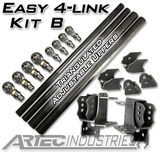 Artec Industries Easy 4 Link - Kit B - Tube - 7/8 In & 1 1/4 In Rod Ends