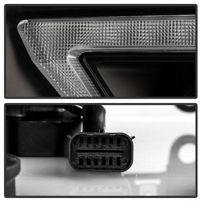 Spyder 19-22 Dodge Ram 2500/3500 (Halogen Model Only) Proj. Headlights (PRO-YD-DR19HDHALAP-SEQ-BK) SPYDER