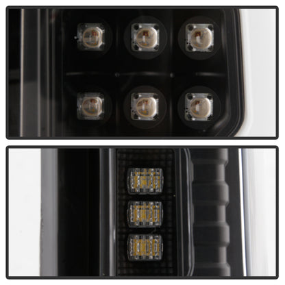 Spyder Chevy Silverado 19-20 LED Tail Light Black ALT-YD-CS19HAL-BK SPYDER