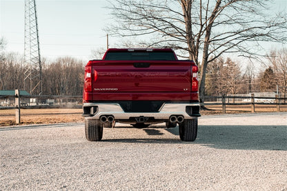 Corsa 19-23 GMC Sierra 1500 Cat-Back Dual Rear Exit with Twin 4in Polished Pro-Series Tips CORSA Performance