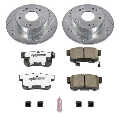 Power Stop 04-08 Acura TSX Rear Z26 Street Warrior Brake Kit PowerStop