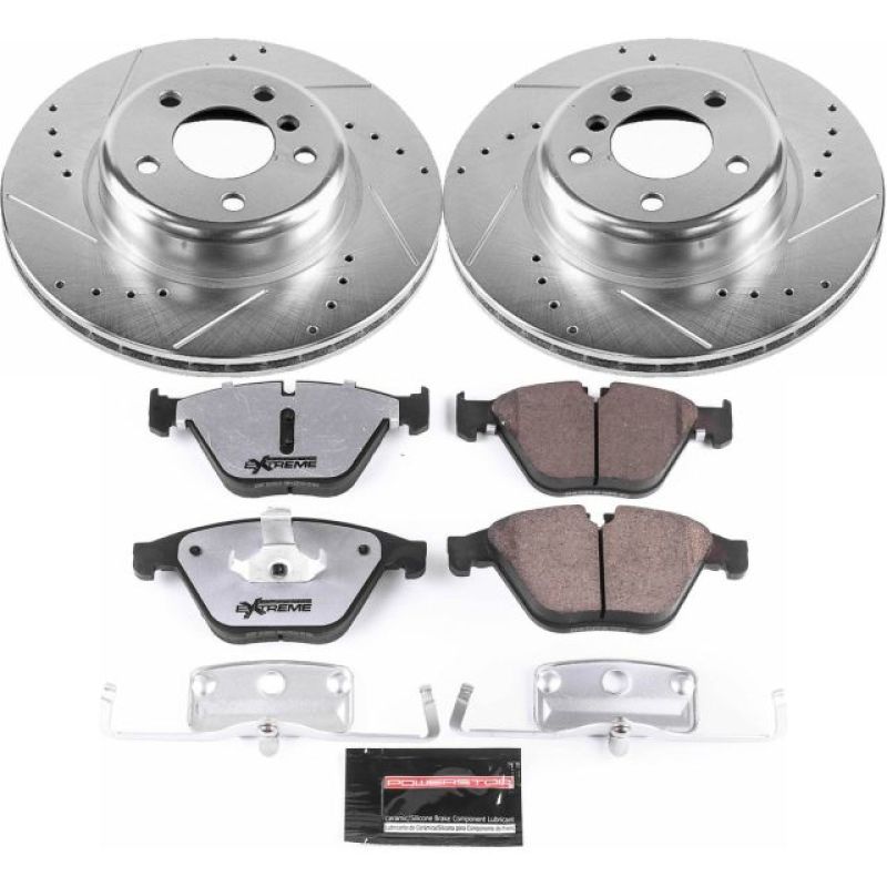 Power Stop 14-16 BMW 528i Front Z26 Street Warrior Brake Kit PowerStop