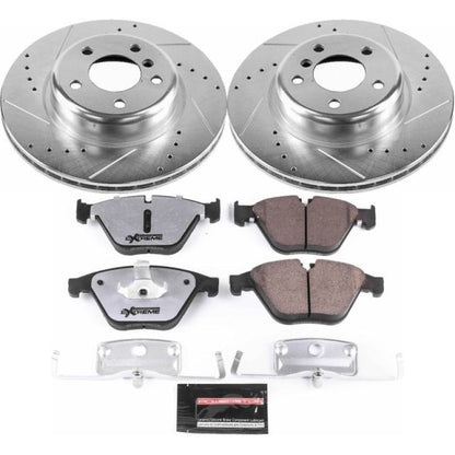 Power Stop 14-16 BMW 528i Front Z26 Street Warrior Brake Kit PowerStop