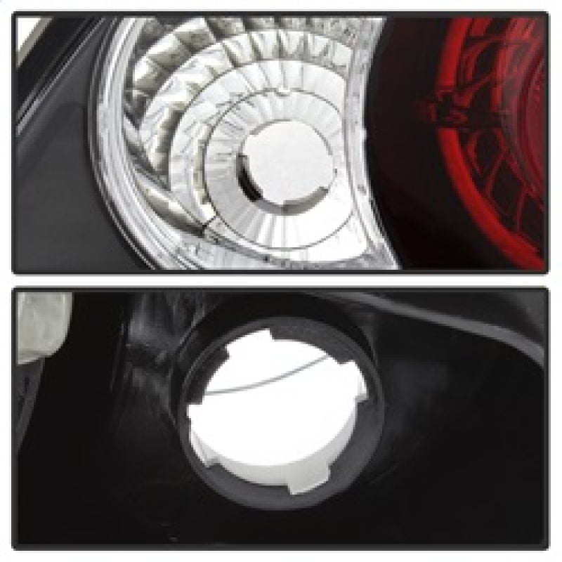 Spyder Acura RSX 02-04 Euro Style Tail Lights Black ALT-YD-ARSX02-BK SPYDER