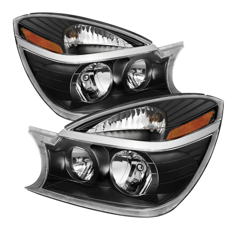 Xtune Buick RendezvoUS 04-05 Crystal Headlights Black HD-JH-BRE04-AM-BK SPYDER