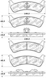 StopTech Street Disc Brake Pads - 305.06250