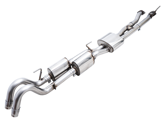 AWE 2016-2022 Toyota Tacoma 0FG Exhaust with BashGuard - No Tips AWE Tuning