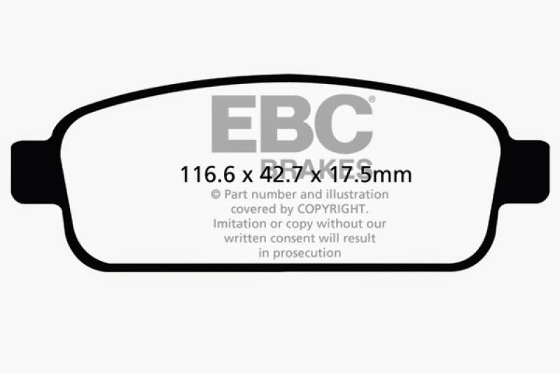 EBC GreenStuff Rear Brake Pads - DP22066 EBC