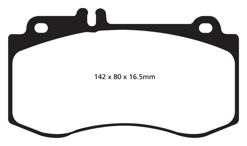 EBC YellowStuff Front Brake Pads - DP41857R EBC