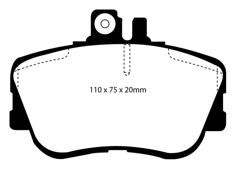 EBC RedStuff Front Brake Pads - DP3962C EBC