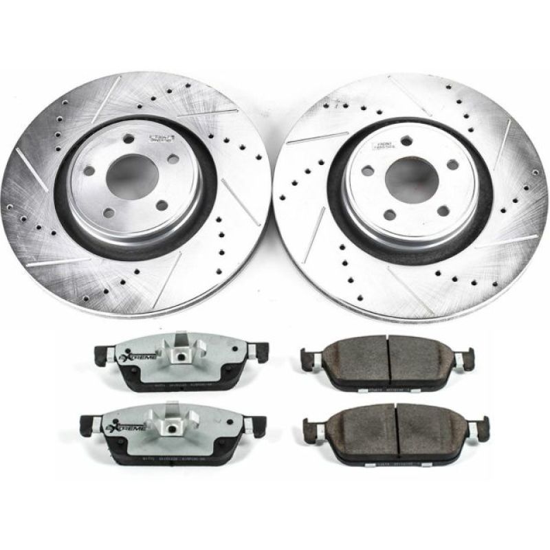 Power Stop 15-18 Ford Focus Front Z26 Street Warrior Brake Kit PowerStop