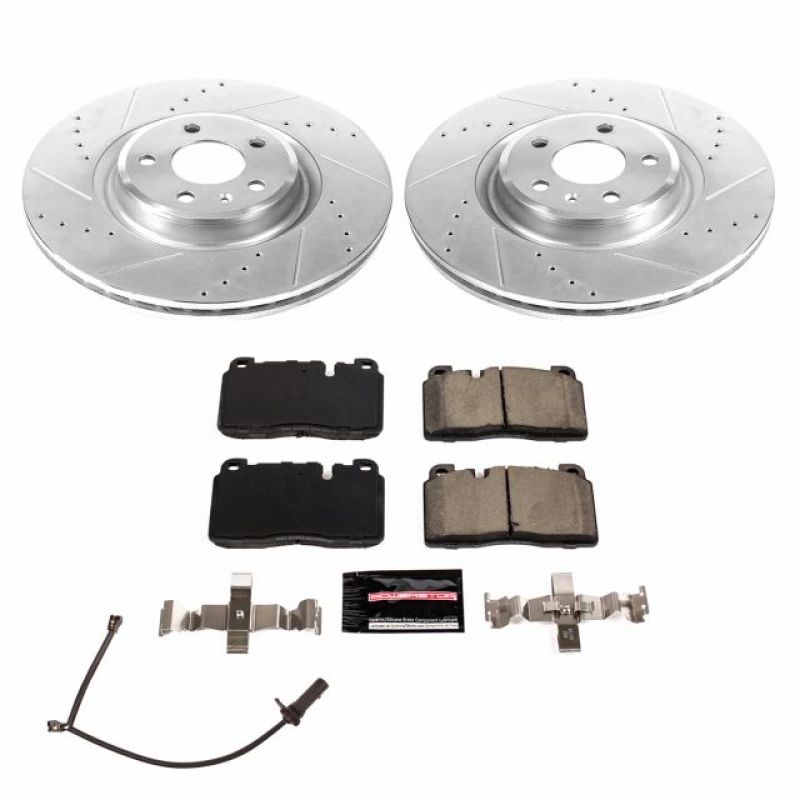 Power Stop 17-18 Audi A6 Front Z23 Evolution Sport Brake Kit PowerStop