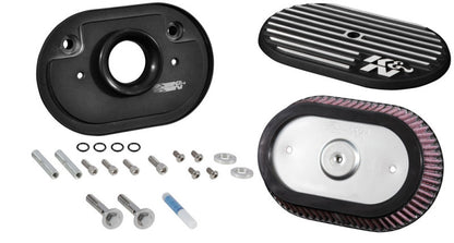 K&N Street Metal Intake System for 12-16 Harley Davidson Road King 103cl Side Draft Touring K&N Engineering