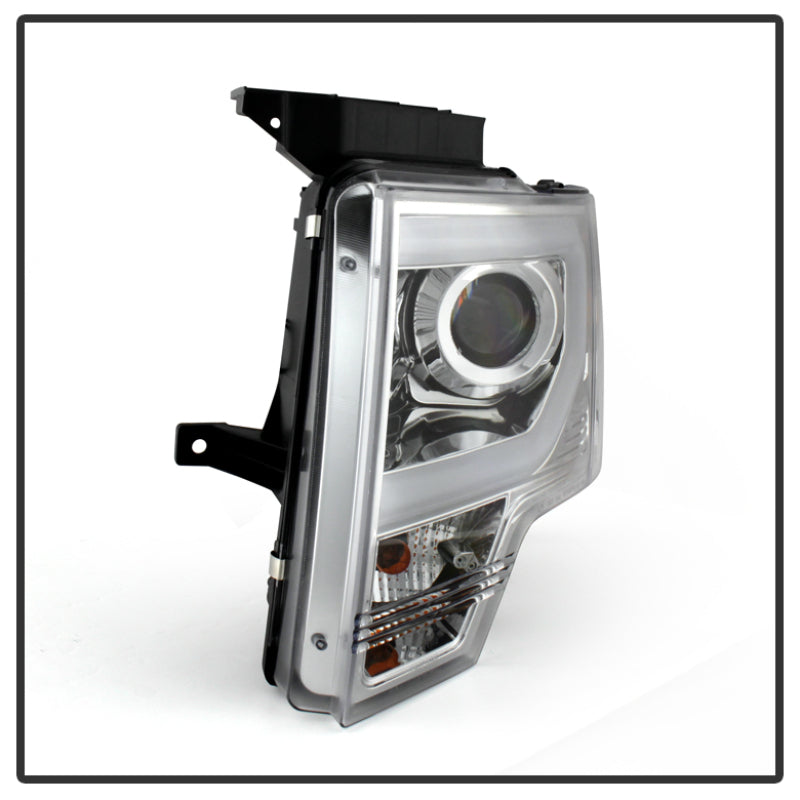 Spyder Ford F150 13-14 Projector Fctry Xenon Model- Light Bar DRL Chrm PRO-YD-FF15013-LBDRL-HID-C SPYDER