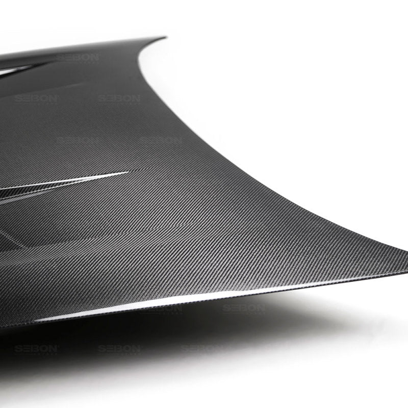 Seibon TS-style carbon fiber hood for 2018-2023 Kia Stinger - HD18KIST-TS Seibon