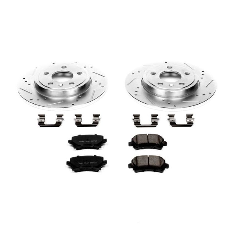 Power Stop 05-09 Audi A4 Rear Z23 Evolution Sport Brake Kit PowerStop