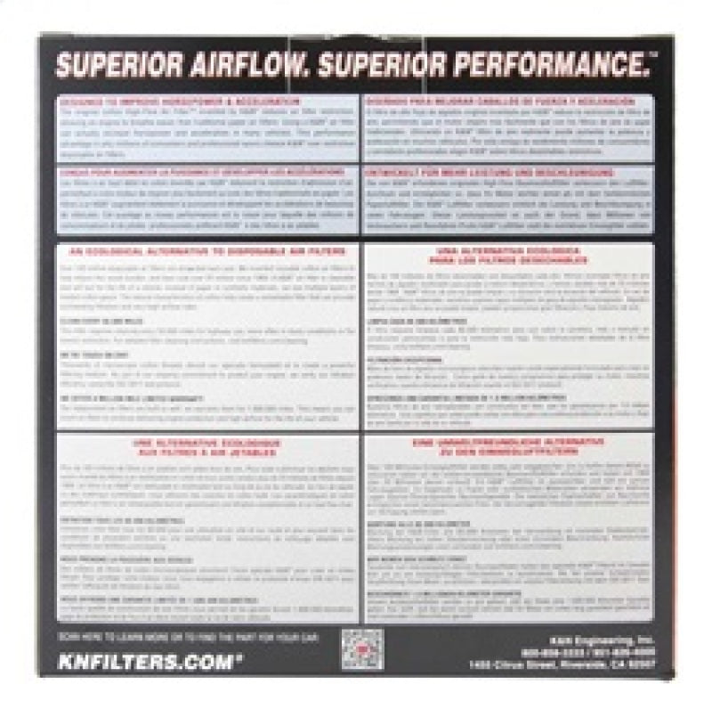 K&N Filter Universal Round Filter 7.75in OD x 6.25in ID x 2.5in H K&N Engineering