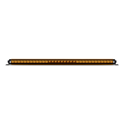 Borne Off-Road Light Bar Cover Single Row 30in Amber