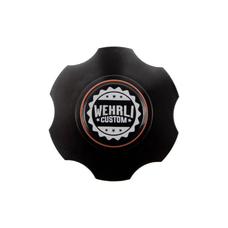 Wehrli 98.5-21 Cummins Billet Aluminum Black Anodized Oil Fill Cap Wehrli