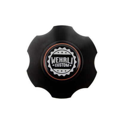 Wehrli 98.5-21 Cummins Billet Aluminum Black Anodized Oil Fill Cap Wehrli