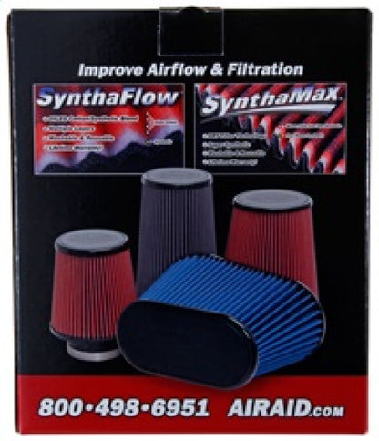 Airaid 10-14 Ford Mustang Shelby 5.4L Supercharged Direct Replacement Filter - Dry / Blue Media Airaid