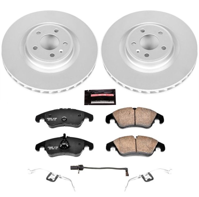 Power Stop 10-11 Audi S4 Front Z23 Evolution Sport Coated Brake Kit PowerStop