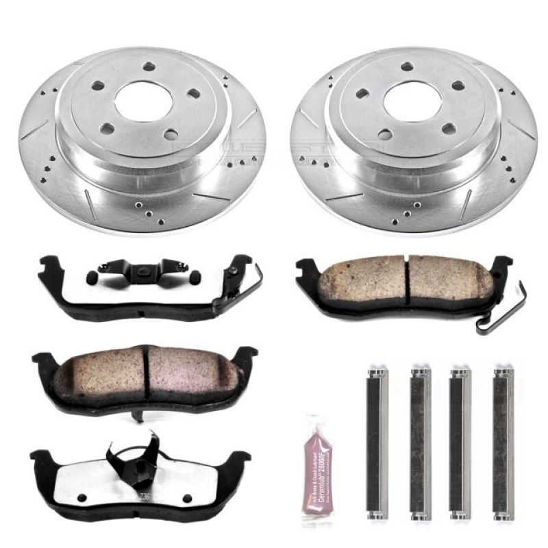 Power Stop 06-10 Jeep Commander Rear Z36 Truck & Tow Brake Kit PowerStop