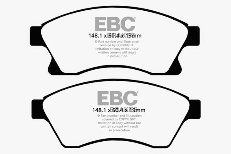 EBC Ultimax2 Front Brake Pads - UD1522 EBC