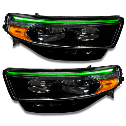 Oracle 20-22 Ford Explorer Dynamic RGB Headlight DRL Upgrade Kit - ColorSHIFT - Dynamic