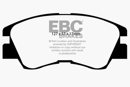 EBC GreenStuff Front Brake Pads - DP6716 EBC