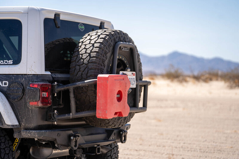DV8 18-25 Jeep Wrangler JL Body Mounted Tire Carrier