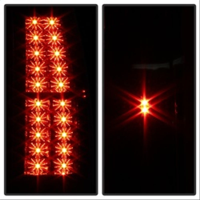 Spyder Chevy Suburban/GMC Yukon/Yukon Denali 07-14 LED Tail Lights Blk Smke ALT-YD-CSUB07-LED-BSM SPYDER