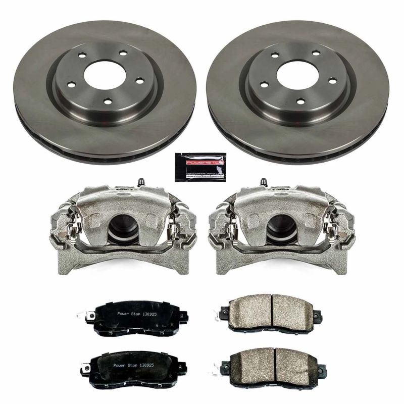 Power Stop 14-17 Nissan Leaf Front Autospecialty Brake Kit w/Calipers PowerStop