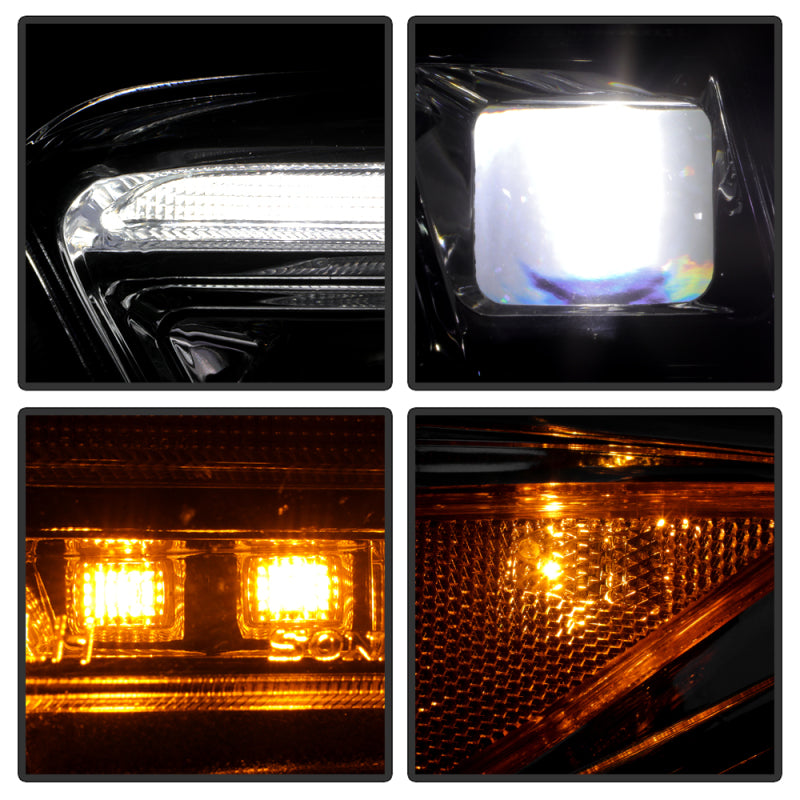 Spyder 16-20 Toyota Tacoma LED Model Only High-Power LED Headlights - Chrome PRO-YD-TT16LEDAP-C SPYDER