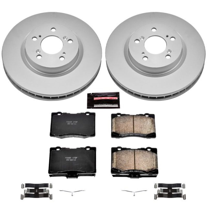 Power Stop 05-12 Acura RL Front Z17 Evolution Geomet Coated Brake Kit PowerStop