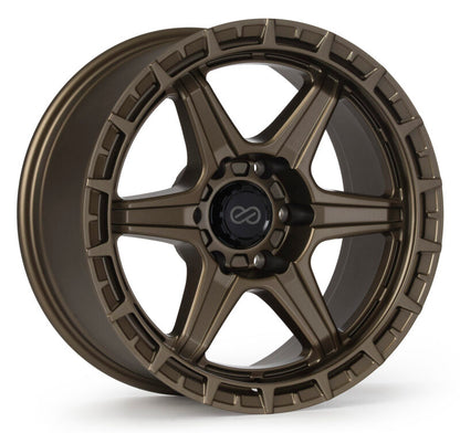 Enkei Trail-Finder 17x9 / 6x139.7 BP / ET-12 / 106.1mm Bore - Matte Bronze Wheel