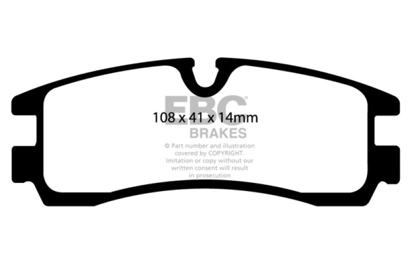 EBC Ultimax2 Rear Brake Pads - UD754 EBC