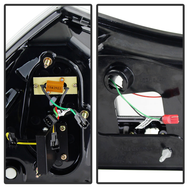 Spyder Lexus RX330/RX350 04-09 LED Tail Lights Black ALT-YD-LRX04-LED-BK SPYDER