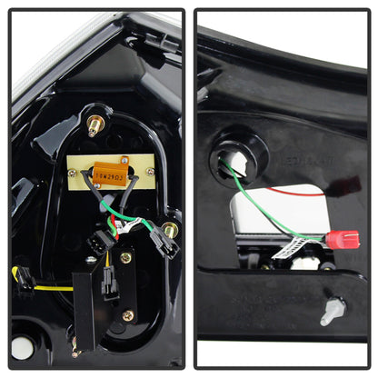 Spyder Lexus RX330/RX350 04-09 LED Tail Lights Black ALT-YD-LRX04-LED-BK SPYDER