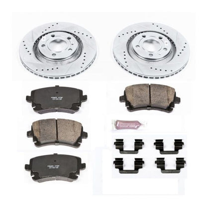 Power Stop 04-09 Audi S4 Rear Z23 Evolution Sport Brake Kit PowerStop