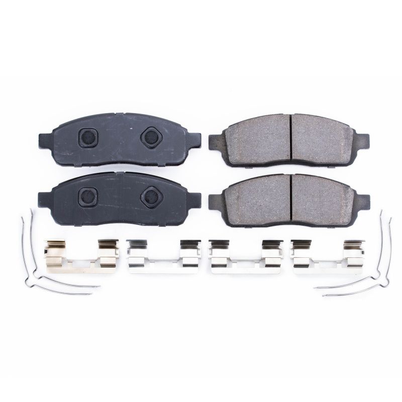 Power Stop 2009 Ford F-150 Front Z17 Evolution Ceramic Brake Pads w/Hardware PowerStop