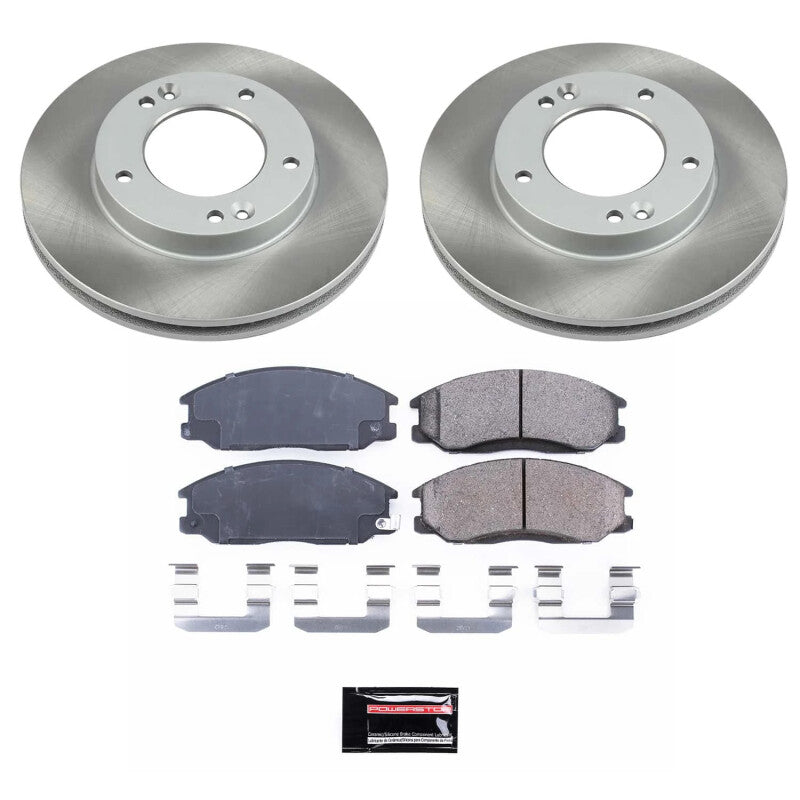 Power Stop 03-06 Kia Sorento Front Semi-Coated Rotor Kit PowerStop