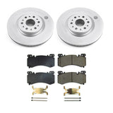 Power Stop 2022 Cadillac XT6 Front Z17 Coated Brake Kit